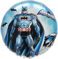 Круглый шар "Бэтмен" (голубой)