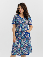 4728 Халат на пуговицах