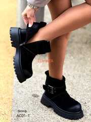 Ботинки зима нат. кожа по 6 пар (36-40)р./ 01-1