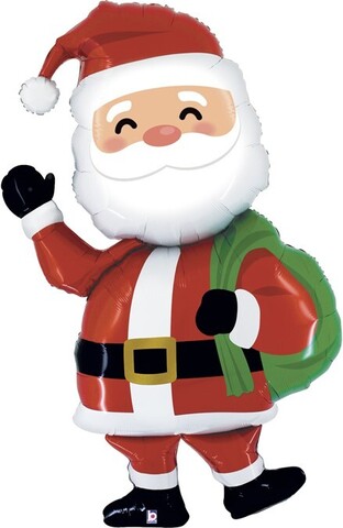 Б Фигура, Дед Мороз с подарками, 60''/152 см, 1 шт.