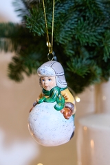 Керамическая елочная игрушка 