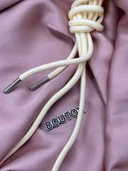 Шнур круглый светло-желтый (сливочный) 1,4 м