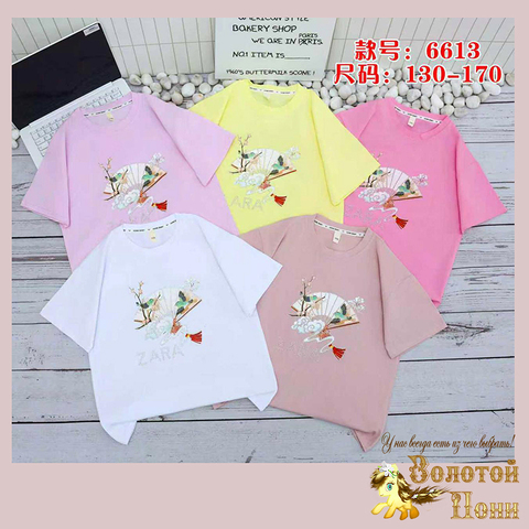 Футболка хлопок д (5-9) 260119-SL6122