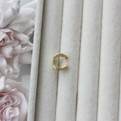 Кафф с отверстием для подвесок 12*5 мм, позолота, Ш135