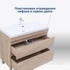 Aquanet 344149 Тумба Нота new 100 напольная 2ящ. цв.дуб светлый (344149)