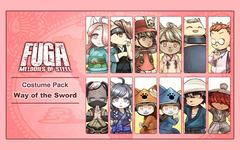 Fuga: Melodies of Steel - Way of the Sword Costume Pack (для ПК, цифровой код доступа)