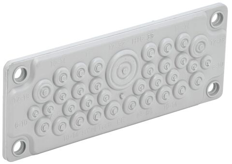 TITAN Ввод каб. мембр. 35 отв. d=6-32мм IP65 (без клипс) IEK