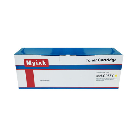 Совместимый картридж Canon 055 Y желтый для Canon MF746Cx, MF744Cdw, MF742Cdw, LBP664Cx, LBP663Cdw. Ресурс 2.1K