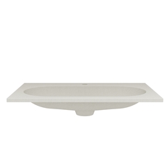 Раковина из кварца, цвет жасмин