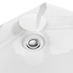 Поддон душевой 90х90 низкий акриловый с крышкой