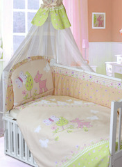 Комплект в кроватку "Little Friend" (бежевый)