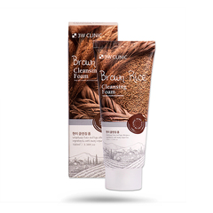 3W CLINIC Пенка для умывания с экстрактом бурого риса, 100 мл