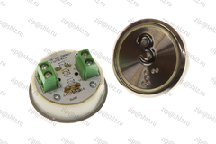 Кнопка (кнопочный модуль) EA2406S-S-R "3 этаж", круглая, красная статическая подсветка, Брайль