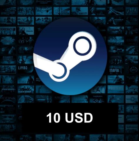 Электронная подарочная карта STEAM 10USD