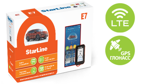 Автосигнализация с автозапуском StarLine E7 LTE GPS
