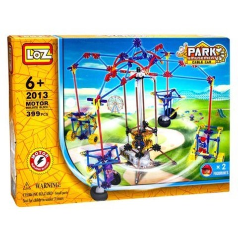 Электромеханический конструктор Loz Park. Серия: Парк развлечений. Качели для двоих