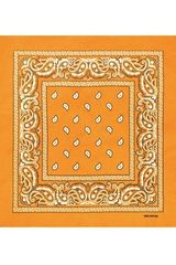 Бандана золотистая пейсли огурцы