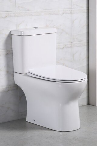 BelBagno BB130CPR Чаша унитаза безободкового, P-trap 645x376x760