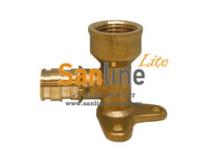 Настенный угольник Водорозетка 20x1/2" Sanline Lite Латунь Арт.46103