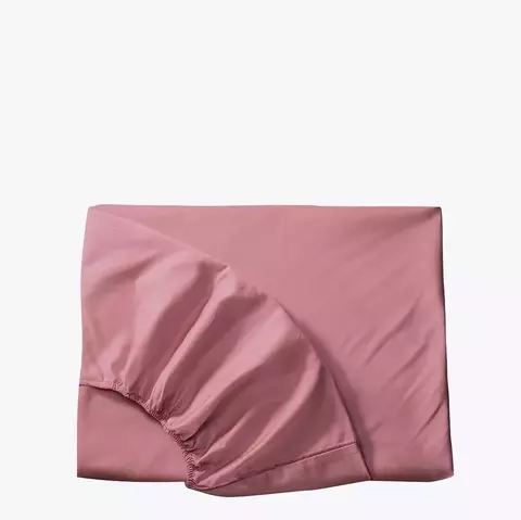 Простыня на резинке 160x200x35 Mollen вишнёво-ягодная