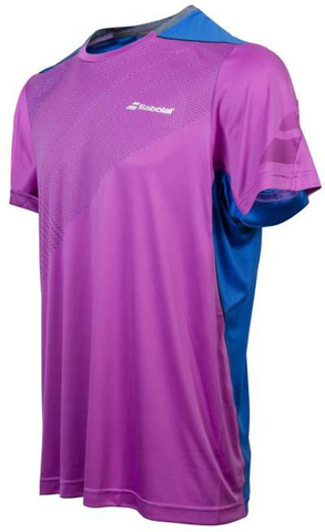 Теннисная футболка для мальчиков Babolat Performance Crew Neck Tee Boy - radiant orchid