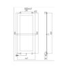 Allen Brau Infinity 325630 Полотенцесушитель электрический с рейлингом и креплением, цвет: чёрный, медь