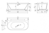 Abber AB9276 Акриловая ванна ABBER AB9276