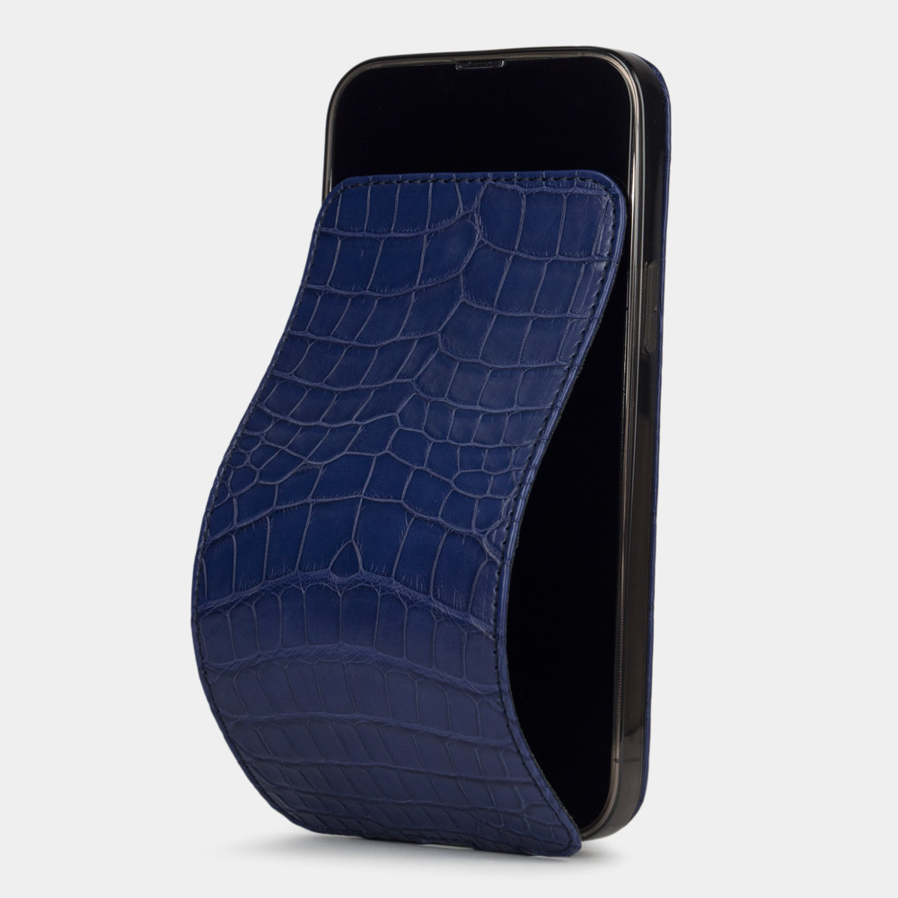 Case for iPhone 13 Pro Max - alligator blue