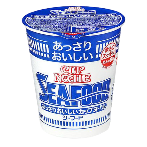 Лапша со вкусом морепродуктов Nissin Cup Noodle Seafood Noodle, 75 гр