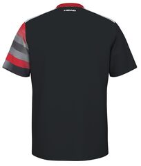 Детская теннисная футболка Head Boys Vision Topspin T-Shirt - black/print vision