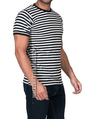 Купить футболку с черной полосой - Магазин тельняшек.ру 8-800-700-93-18Футболка-тельняшка с окантовкой (черная полоса) в Магазине тельняшек