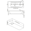 Ванна акриловая BAS Стайл без гидромассажа