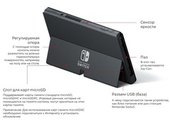 Игровая консоль Nintendo Switch (OLED-модель, цвет неоновый красный / неоновый синий)