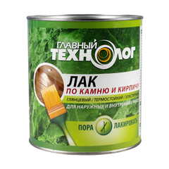 Лак по камню и кирпичу Главный Технолог, глянцевый, 3 л, 22321