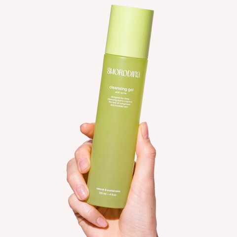 Гель для умывания Anti-acne с цинком, экстрактом граната и гиалуроновой кислотой 120 мл | Smorodina