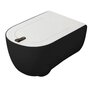 ArtCeram The One THV001 17 00 Унитаз, Artceram, The One, безободковый, тип установки-подвесной, ширина, мм-360, глубина, мм-520, высота, мм-370, форма чаши-овальная, выпуск-горизонтальный, без декора, материал-санфаянс, сиденье-необходимо заказать, к