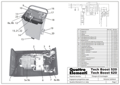 Переключатель режимов QUATTRO ELEMENTI заряда/пуска для TechBoost 520, 620 (771-473-04)