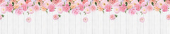 Кухонный фартук Розовый сад (Ф-017-2) 3000х600 мм