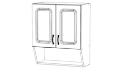 Шкаф навесной кухонный Мини с нишей
