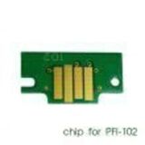 Чип для картриджей PFI-102Y для Canon imagePROGRAF iPF605, iPF710, iPF750, iPF760, iPF765, iPF510, iPF500, iPF600, iPF610, iPF650, iPF700, iPF720, Yellow (желтый) совместимый