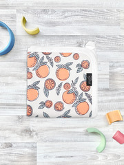 Двусторонний плед Mjölk Мандарины