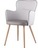 Стул Robin серая экокожа ножки металл