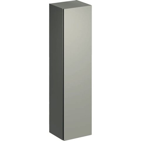 Высокий шкафчик Geberit Xeno² с одной дверью и внутренним зеркалом: B=40см, H=170см, T=35.1см, Серый / Матовое покрытие