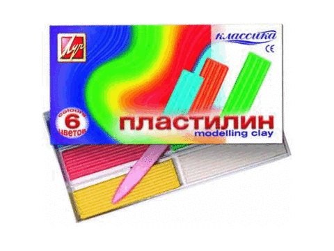 Plastlin / Пластилин 6 rəng