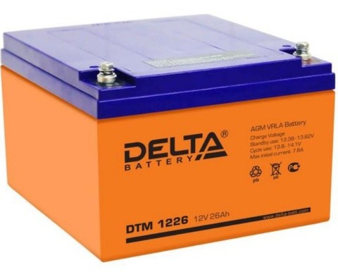 Аккумуляторная батарея Delta DTM 1226