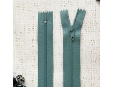 Молния брючная SBS автомат, L 20 см, Т3, н/р, серо-зелёный