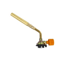 73-0-010 Горелка газовая на баллон, сопло 13х110мм, ручной поджиг, расход 120г/ч, работа 360°, латунь (РемоКолор)