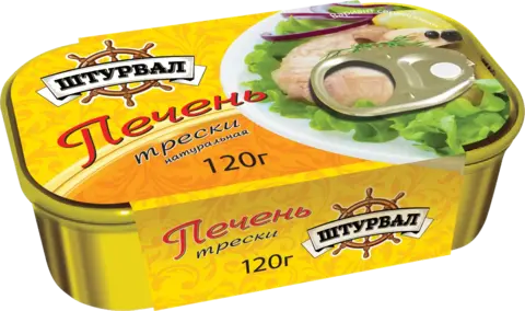 Печень минтая 120гр ключ 12шт