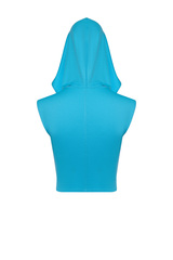 Топ с капюшоном AFINA Лазурь