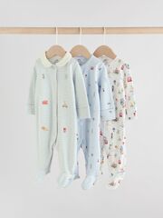 Комбинезон / Cлип для малышей Next AW3-049, 3 шт., Голубой